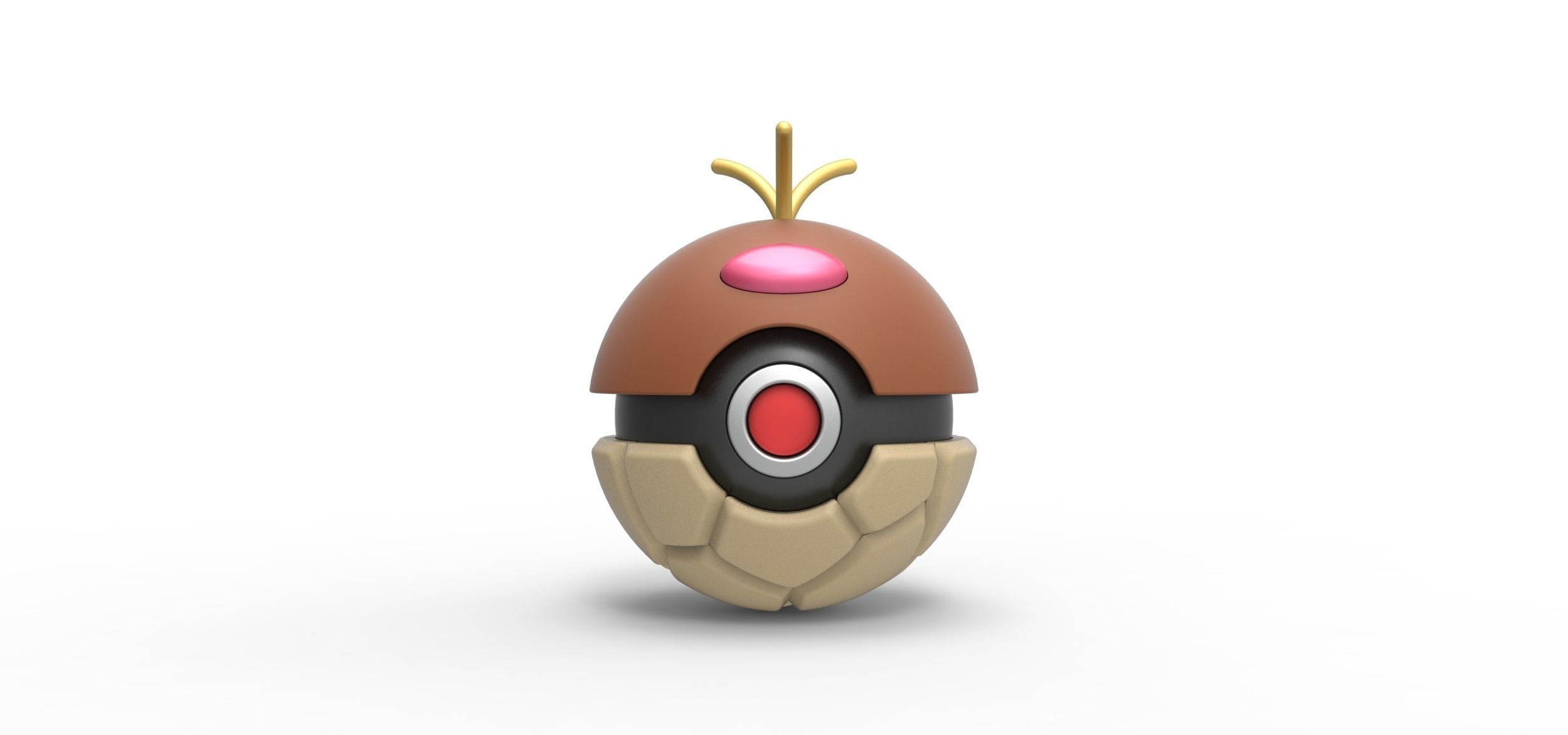  Diglett orb 3D print model_2