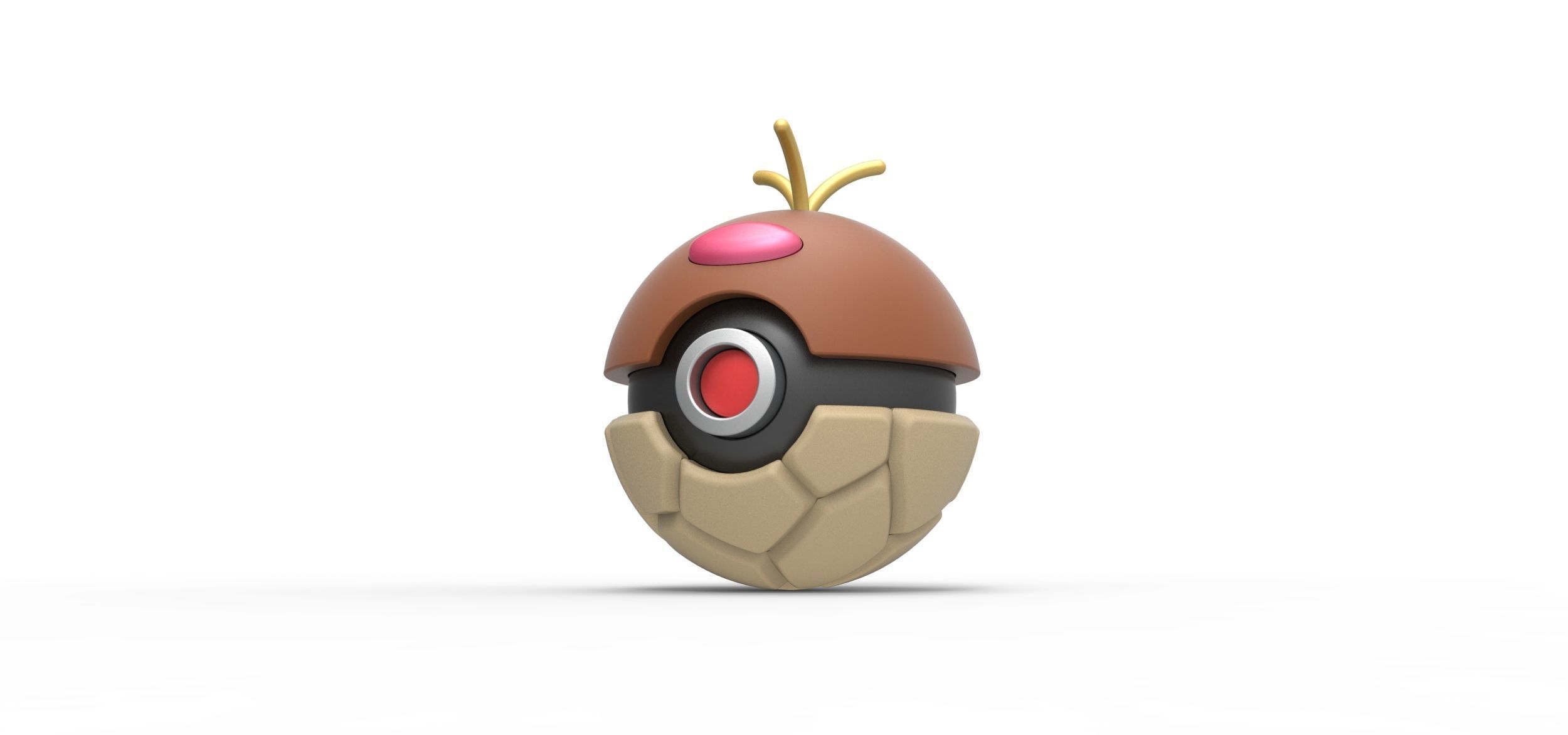 Diglett orb 3D print model_1