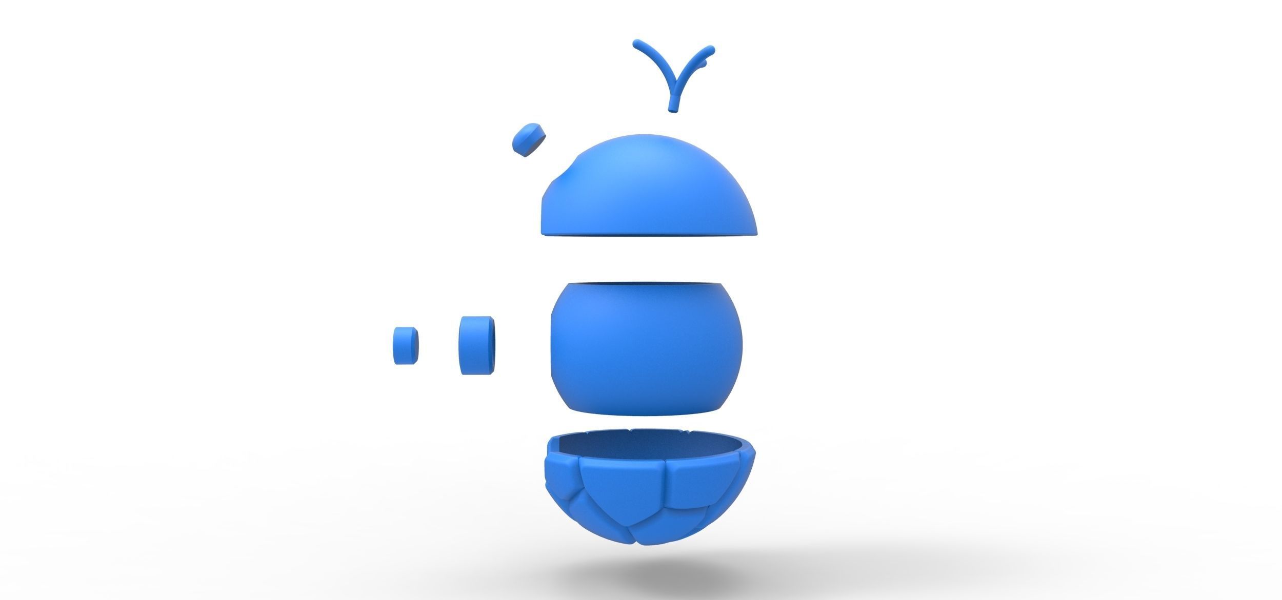  Diglett orb 3D print model_21