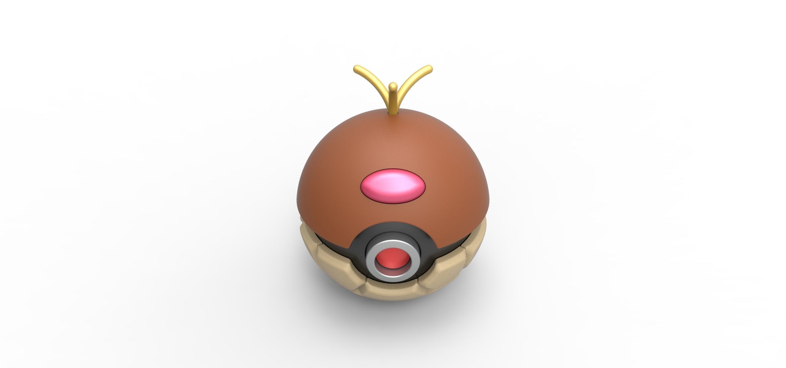  Diglett orb 3D print model_3