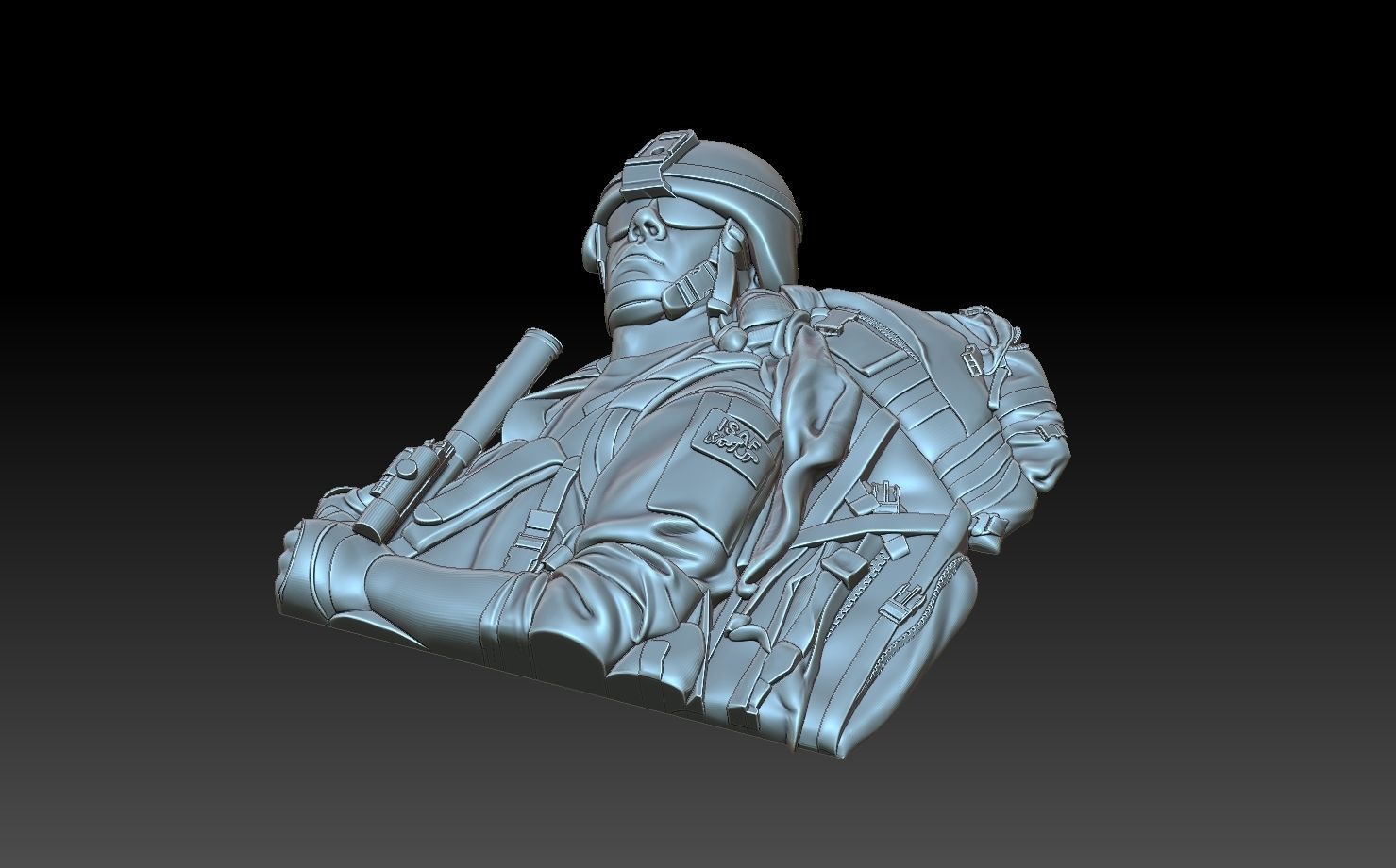 Soldier 3D print model_5
