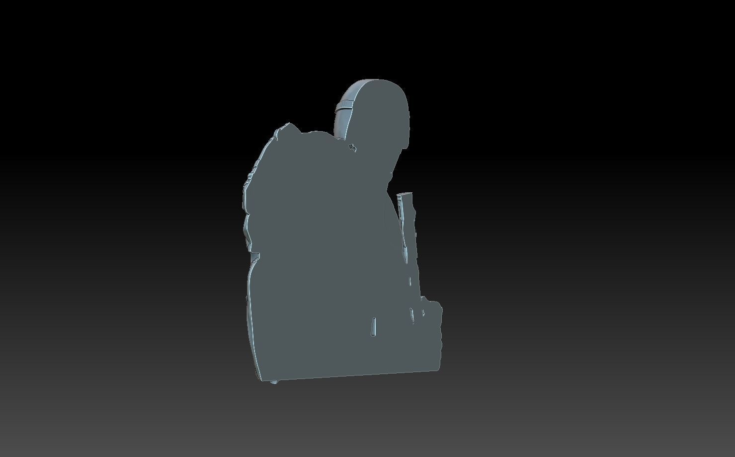 Soldier 3D print model_3