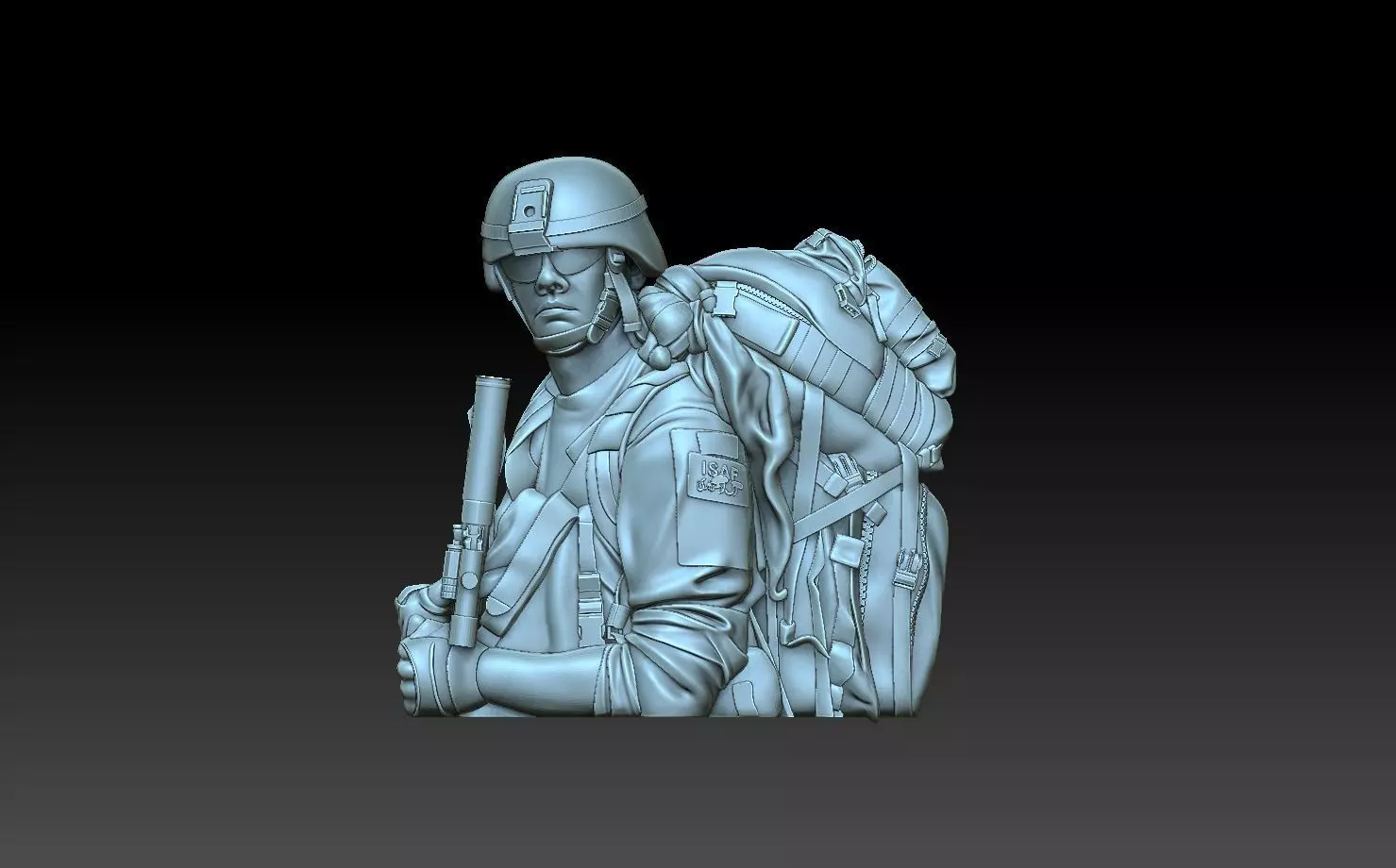 Soldier 3D print model_0