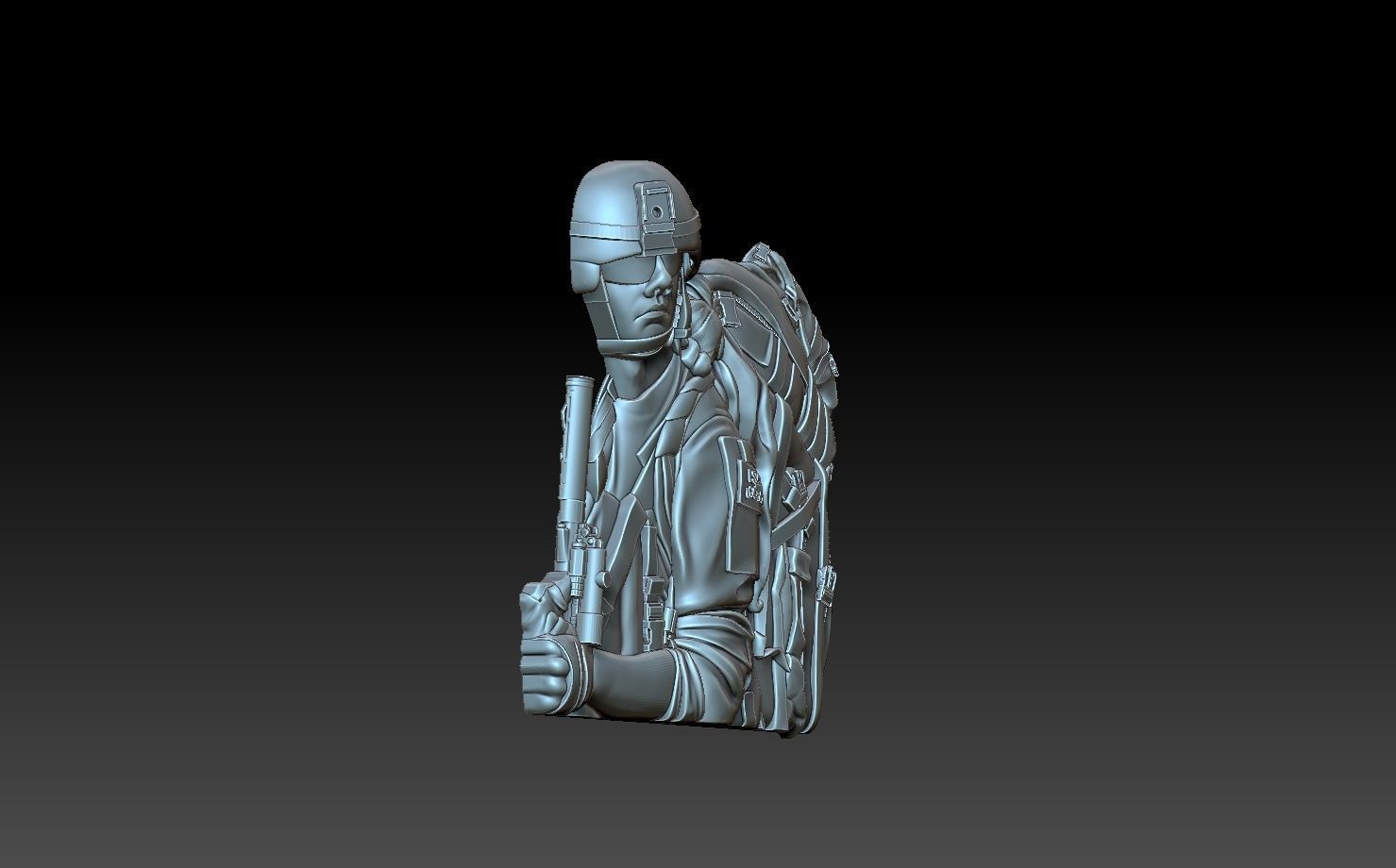 Soldier 3D print model_4