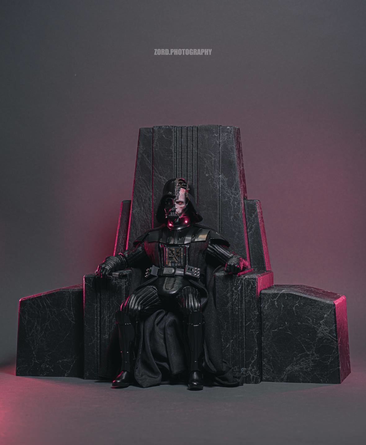 Darth Vaders Throne 1-6 scale Hottoys 3D print model_12