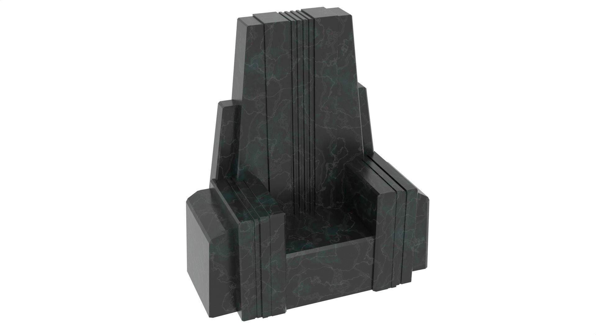 Darth Vaders Throne 1-6 scale Hottoys 3D print model_17
