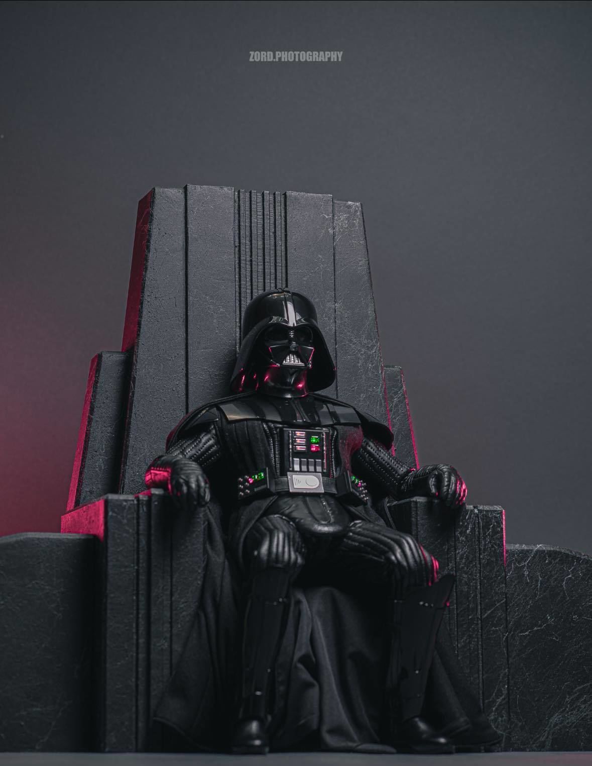 Darth Vaders Throne 1-6 scale Hottoys 3D print model_14