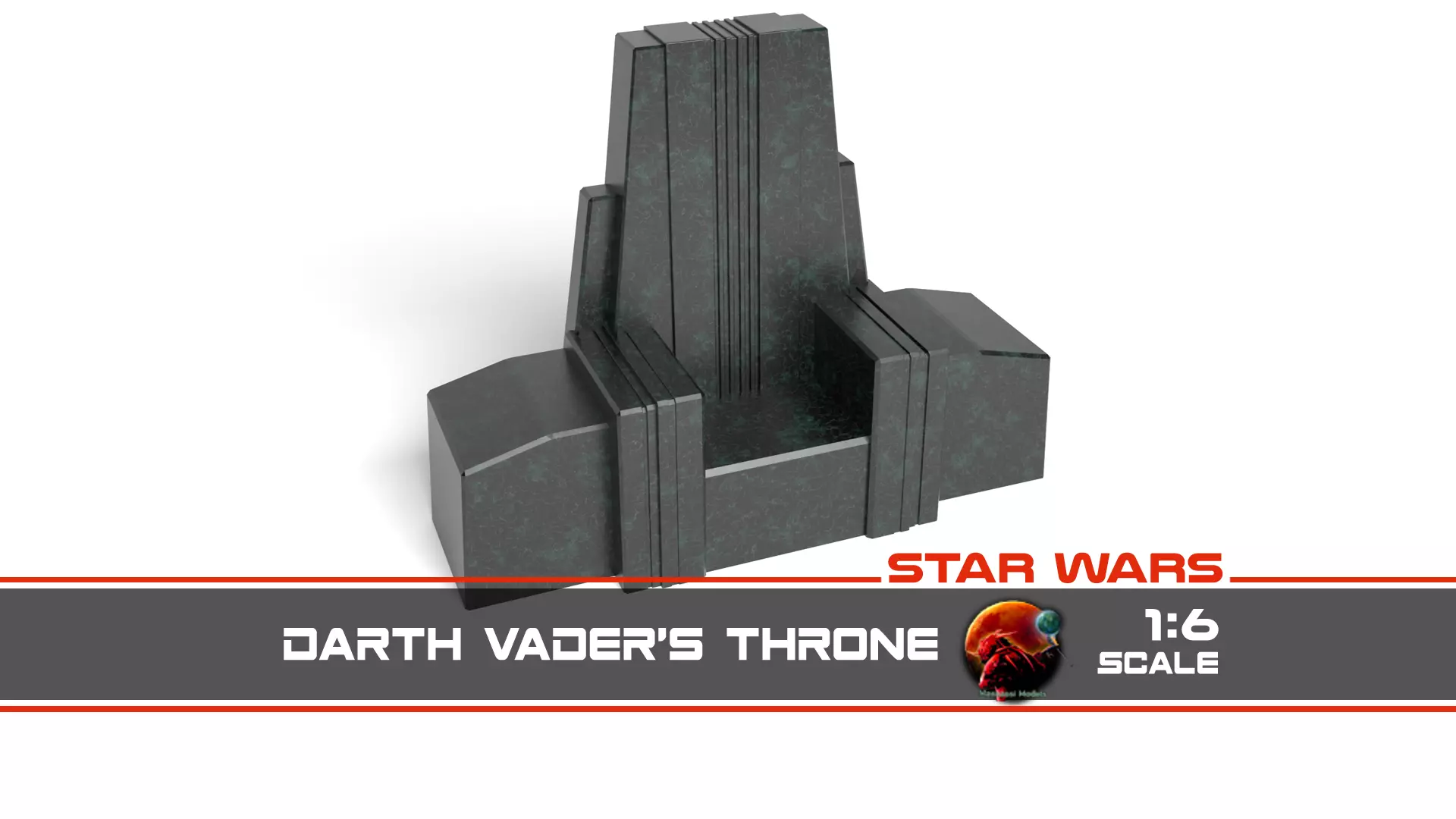 Darth Vaders Throne 1-6 scale Hottoys 3D print model_0