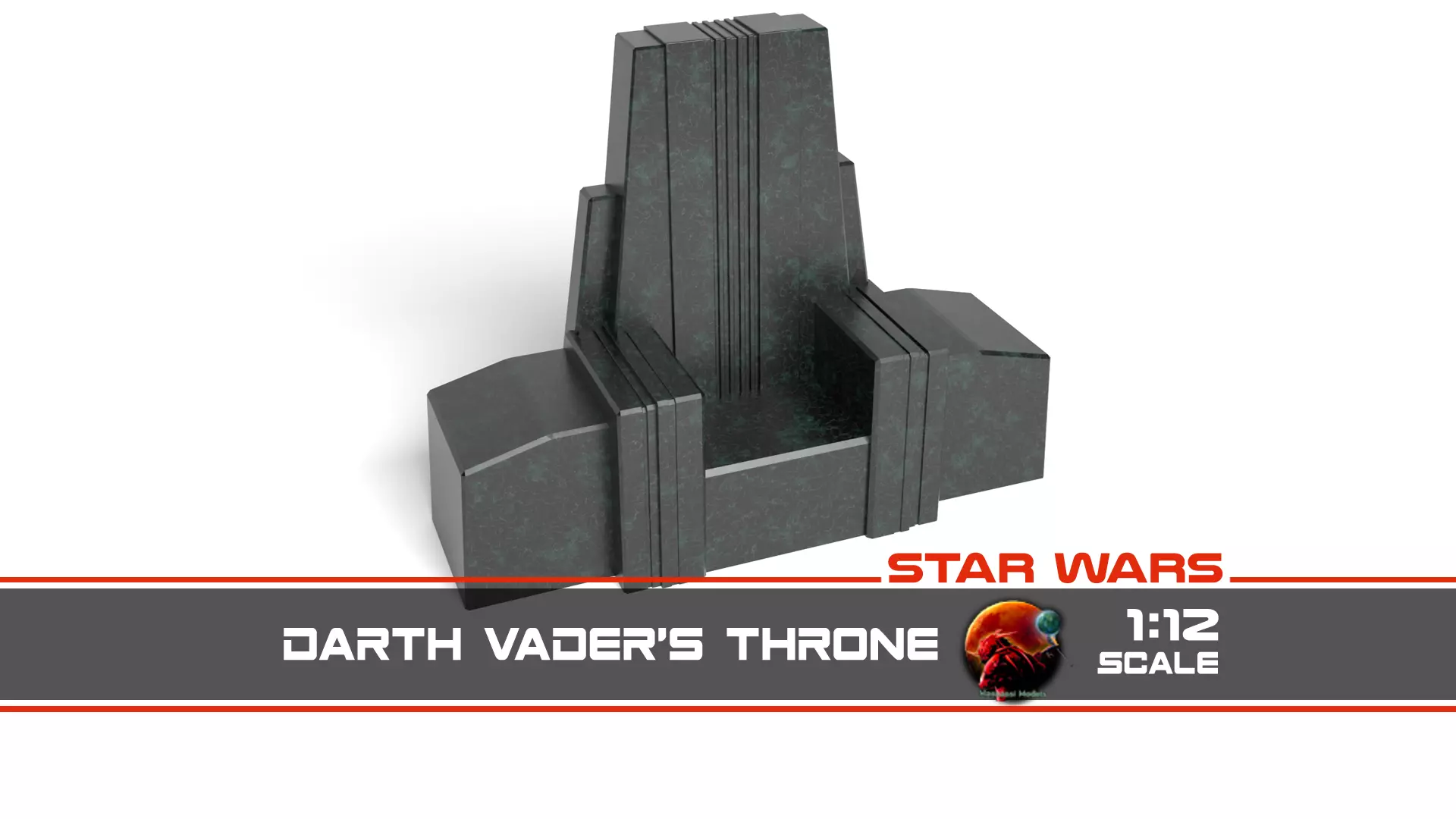 Darth Vaders Throne 1-12 scale 3D print model_0