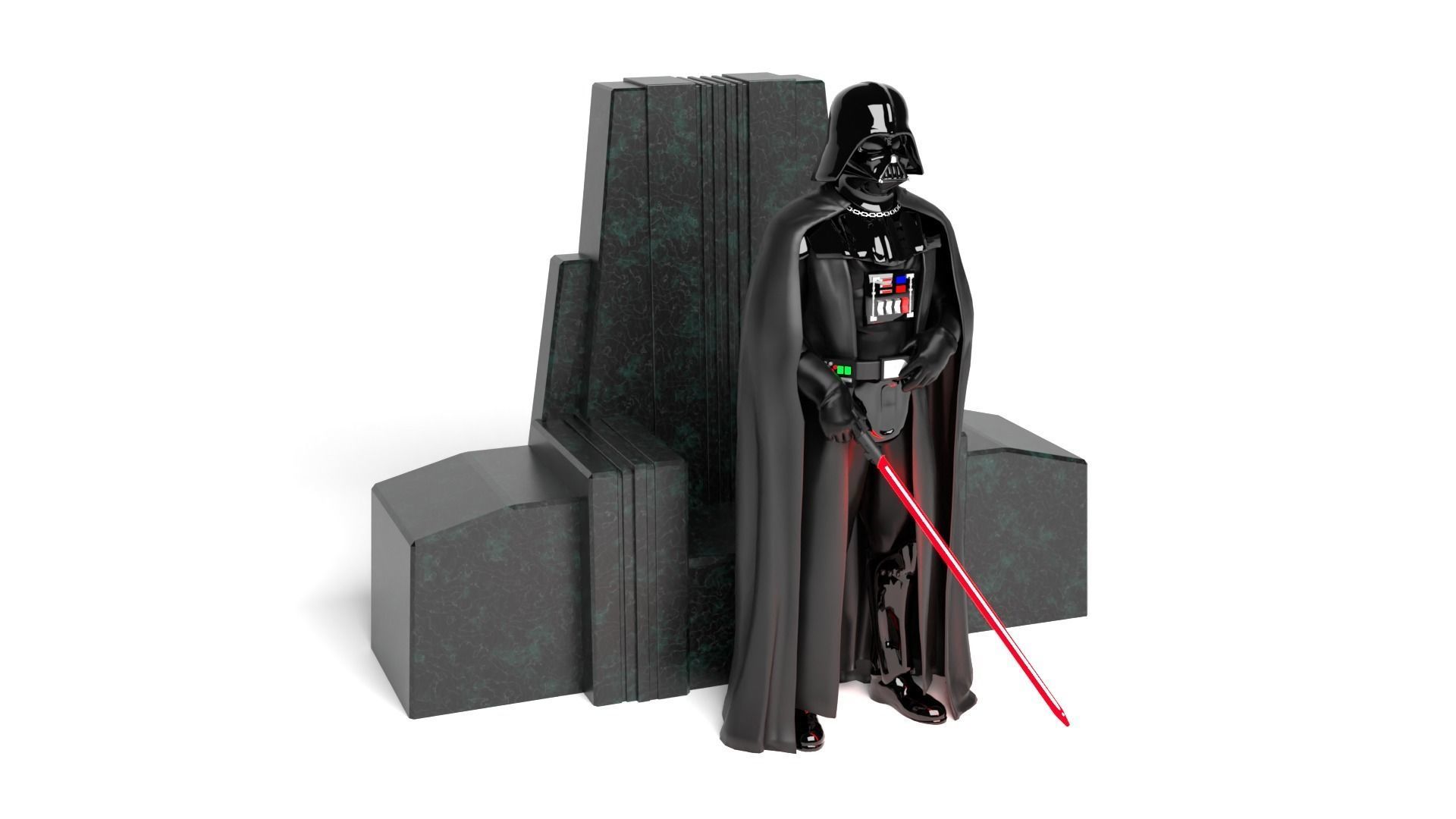 Darth Vaders Throne 1-12 scale 3D print model_1