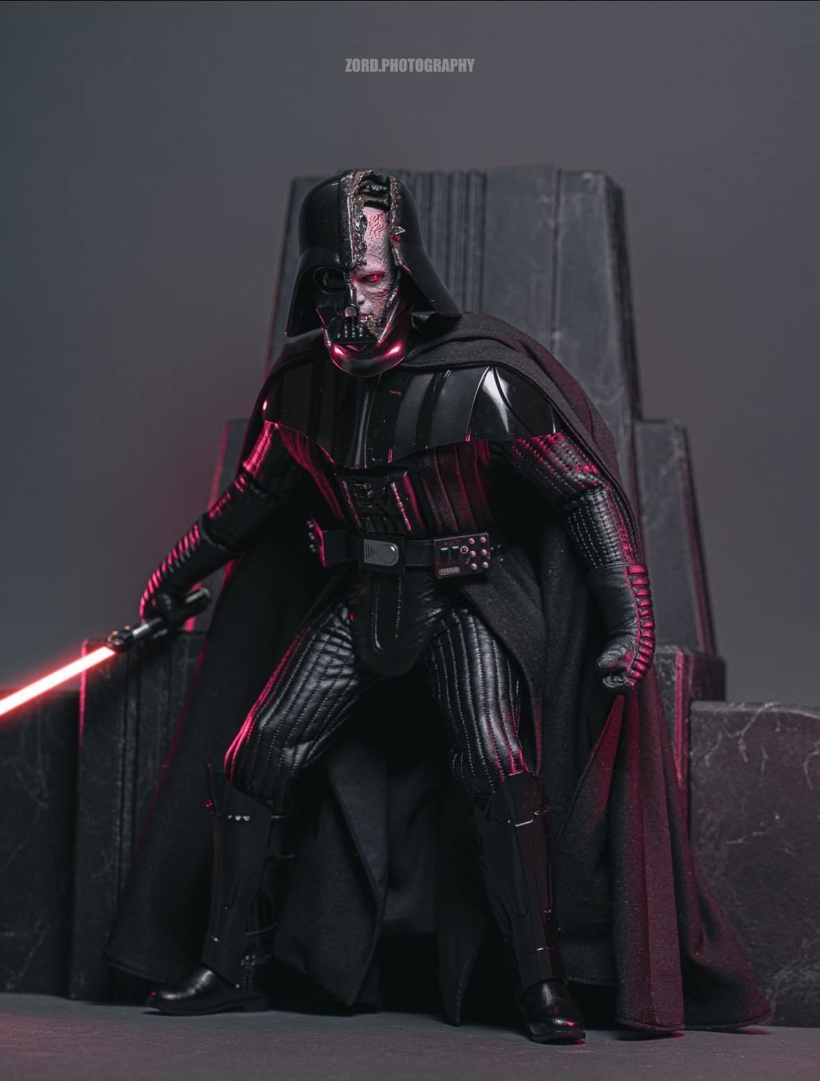 Darth Vaders Throne 1-18 scale Kenner Hasbro 3D print model_13