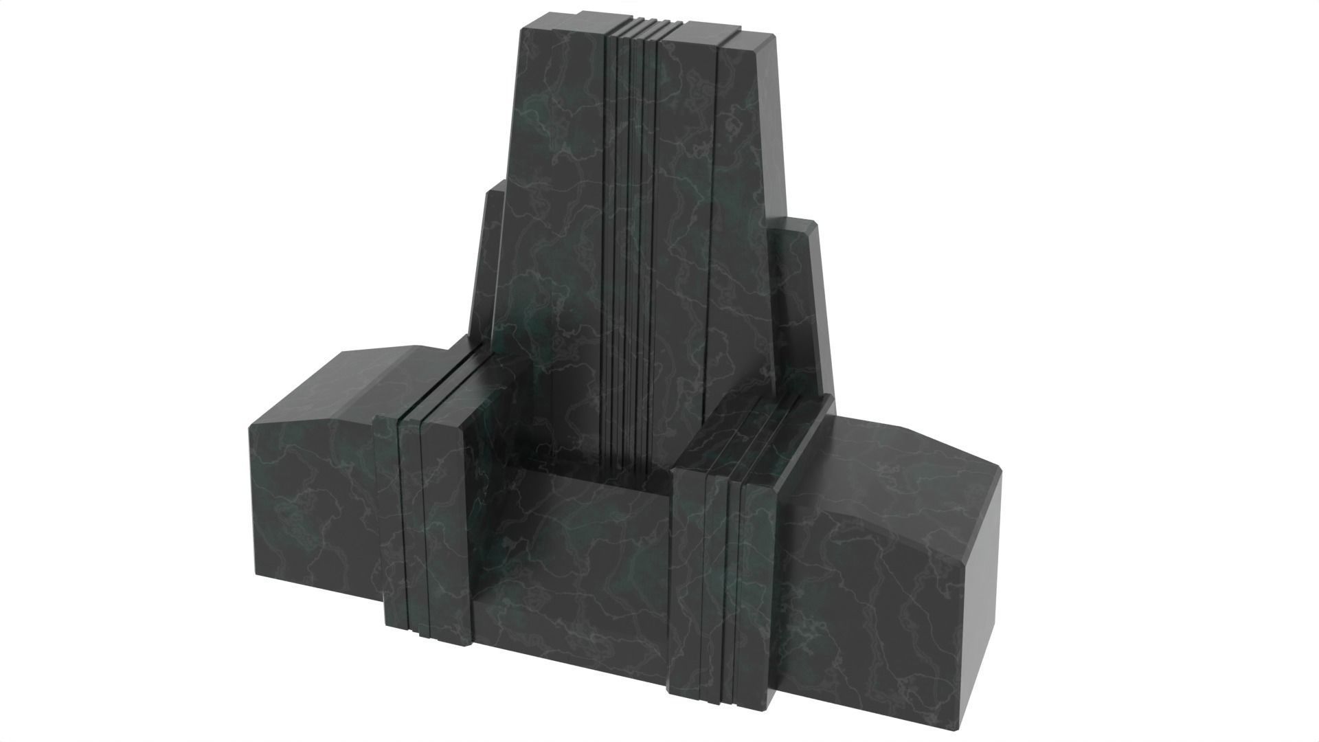 Darth Vaders Throne 1-18 scale Kenner Hasbro 3D print model_8