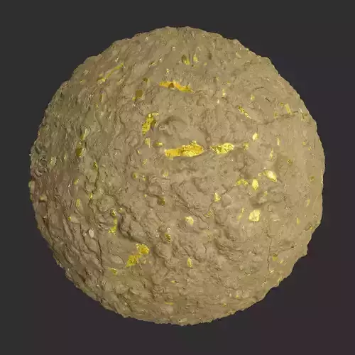 Gold Soil Mud PBR 4K Textures