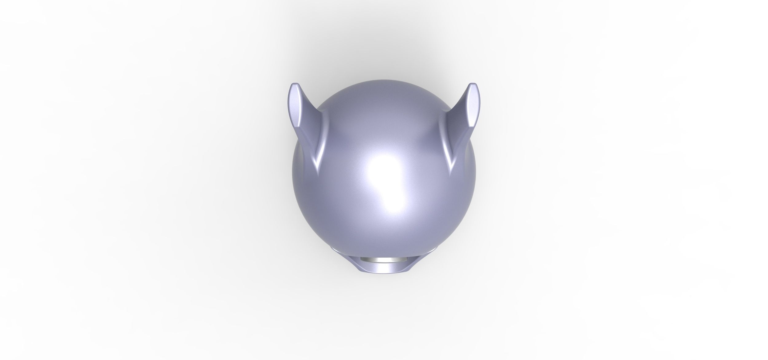 Mewtu orb 3D print model_4