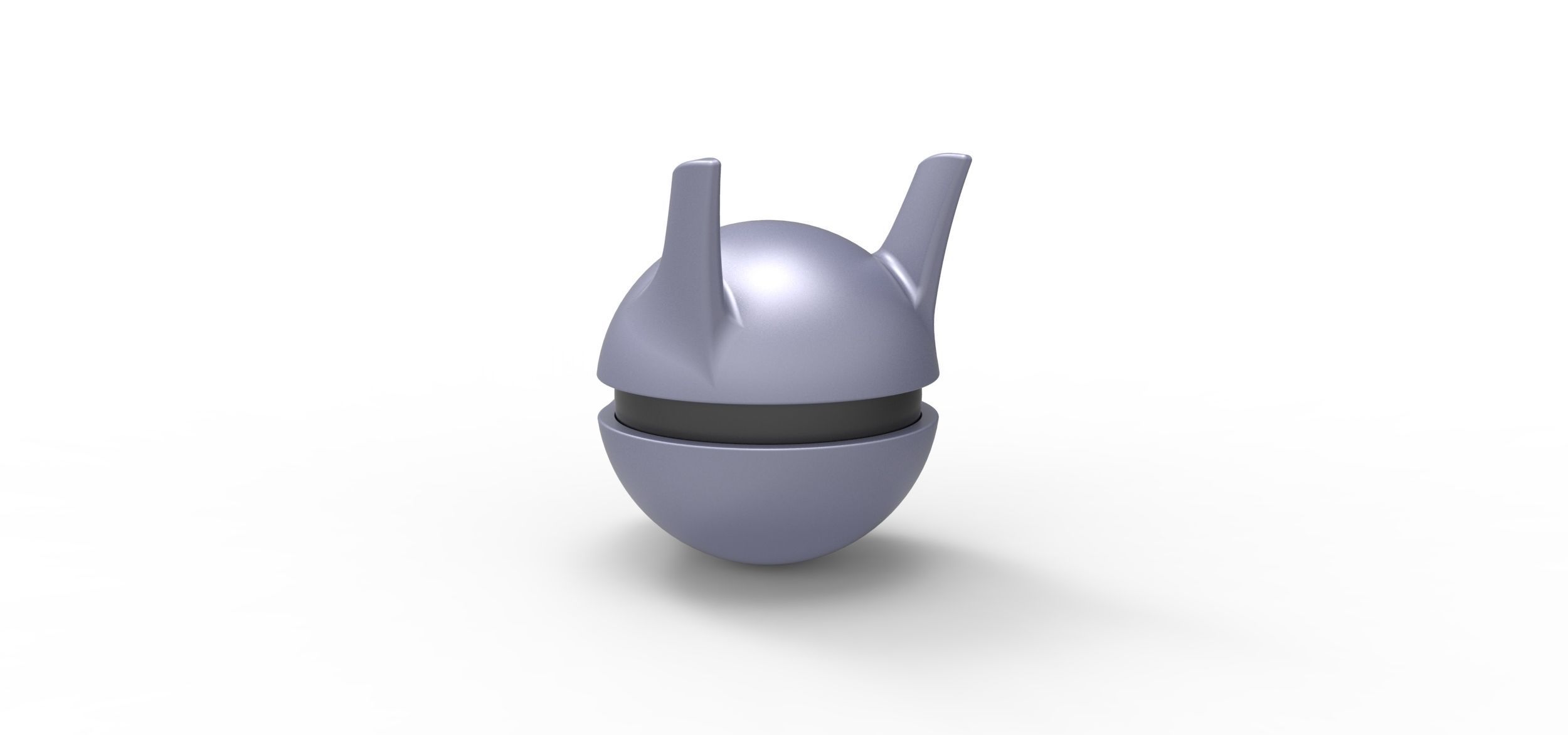 Mewtu orb 3D print model_7