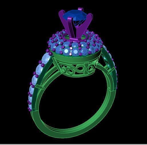 Rings 3D print model_2
