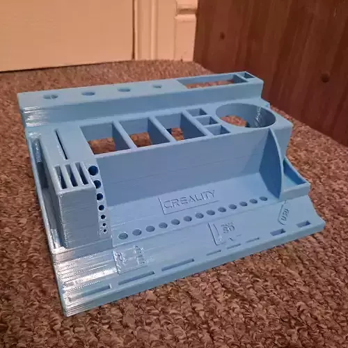 3D PRINT ORGANIZER SUPPORTLESS TOOL STATION CREALITY ULTIMAKER 3D model