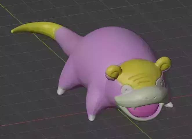 Slowpoke Galarian Form 3D print model
