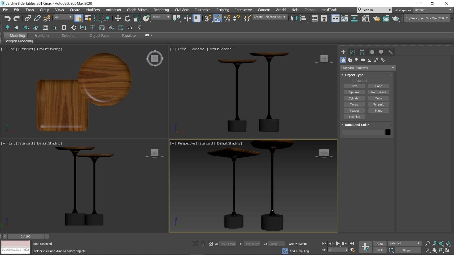 JARDIM SIDE TABLES 3D model_3
