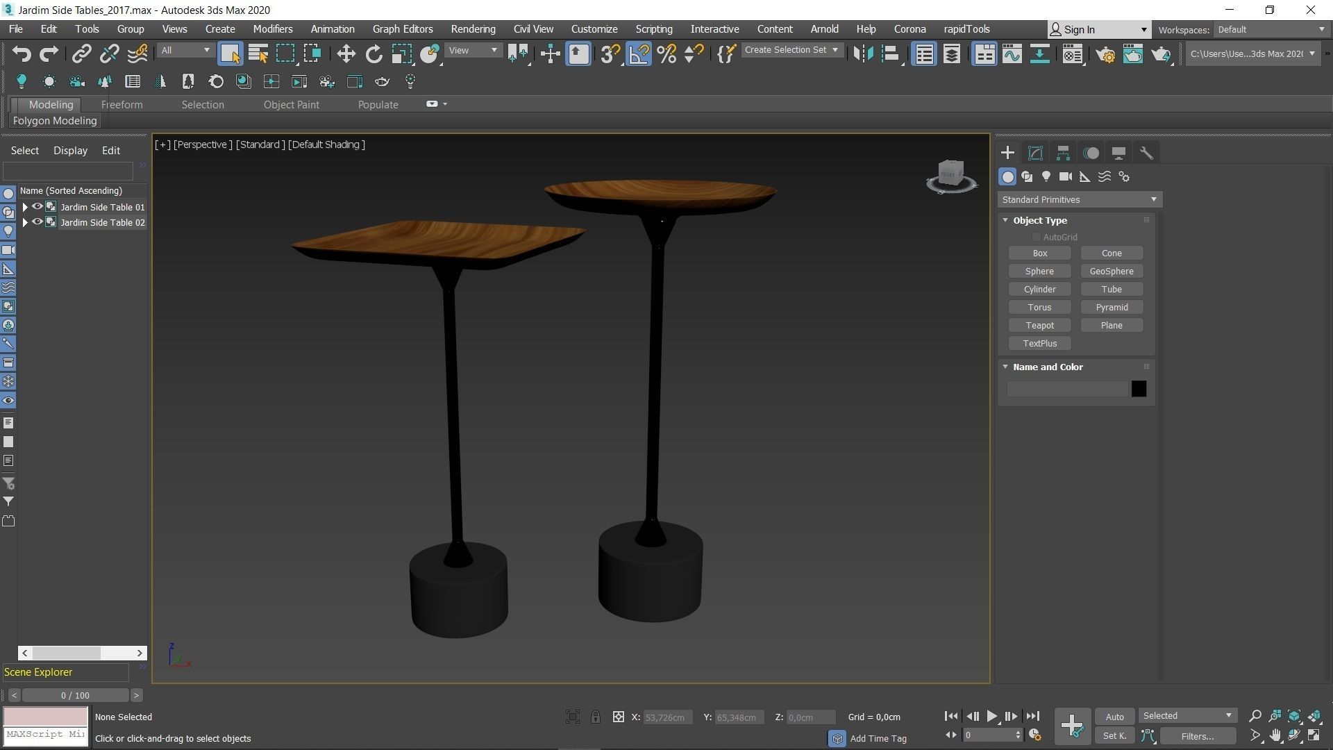 JARDIM SIDE TABLES 3D model_4