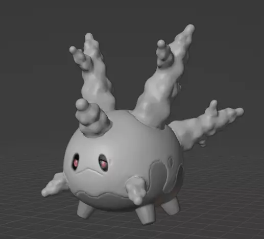 Corsola Galarian Form 3D print model_0