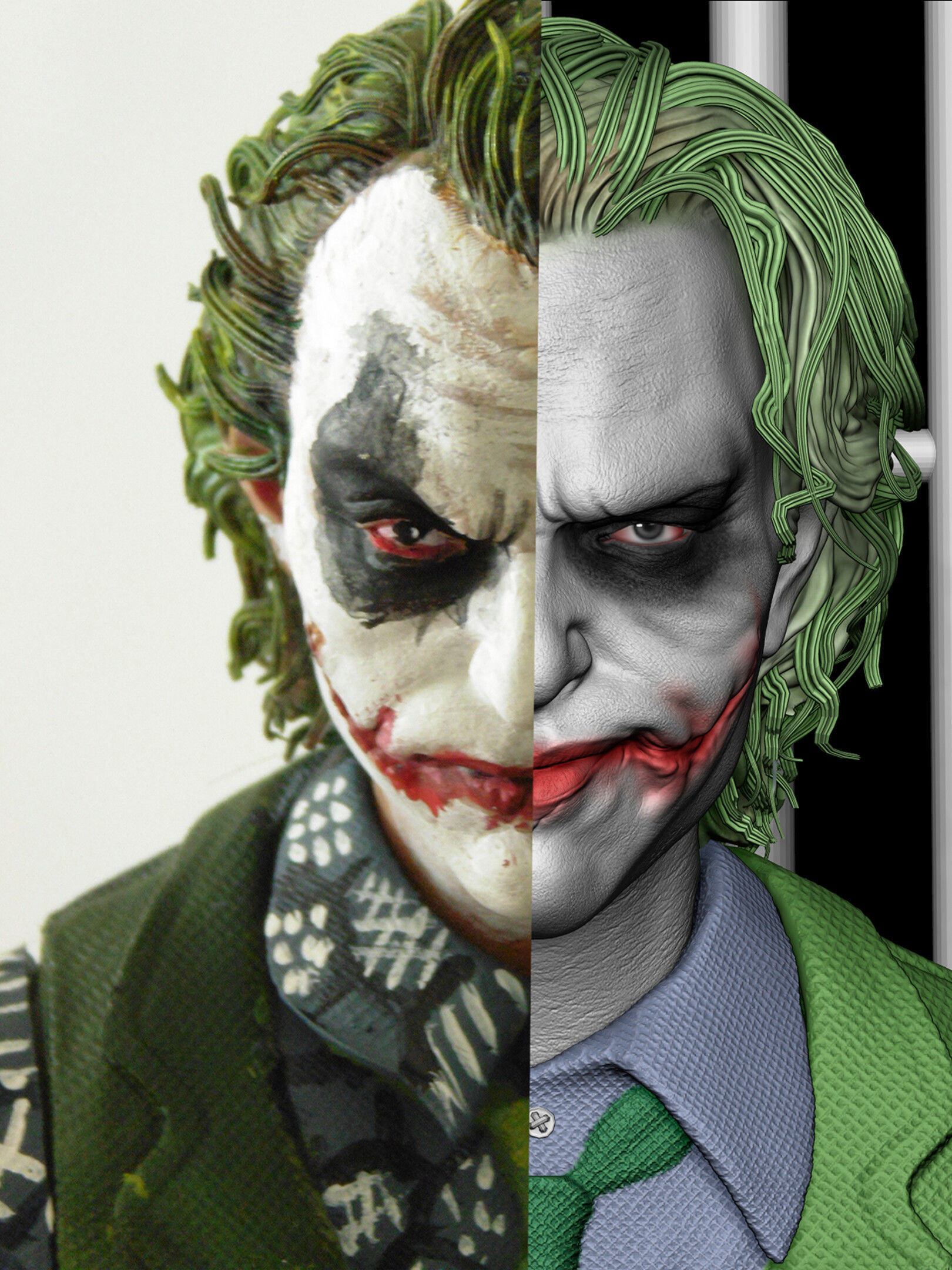 Joker Fan art 3D print model_4