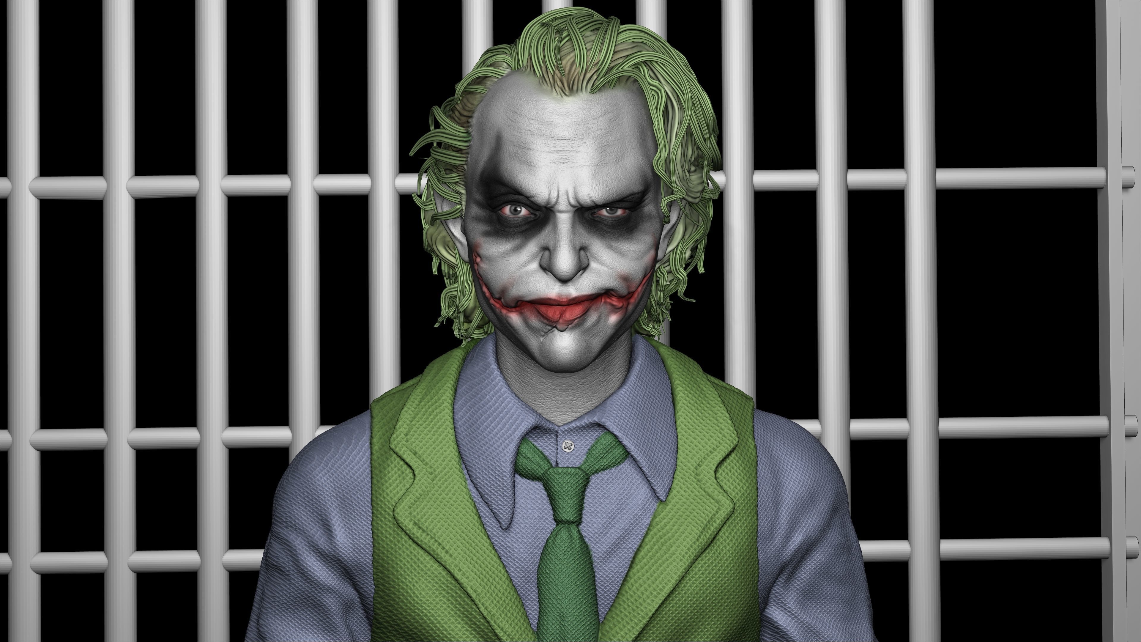 Joker Fan art 3D print model_2