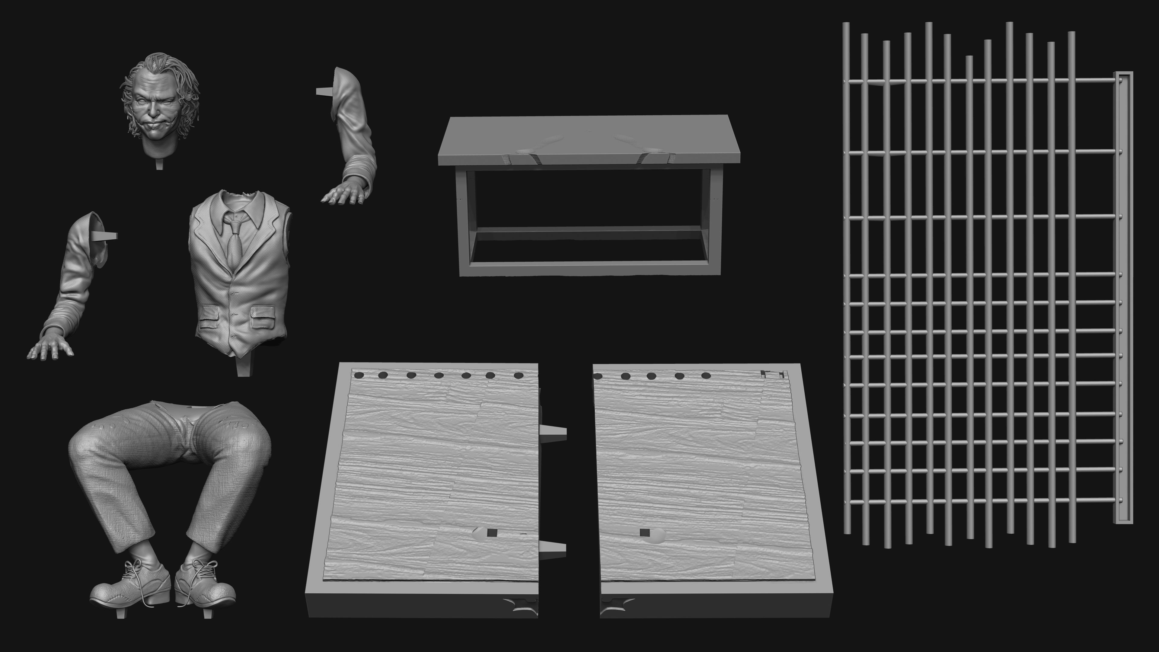 Joker Fan art 3D print model_6