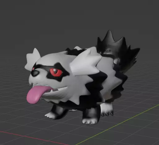 Zigzagoon Galarian Form 3D print model