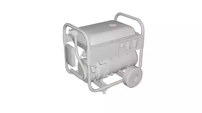 Portable generator 3D model