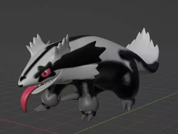 Linoone Galarian Form 3D print model_0