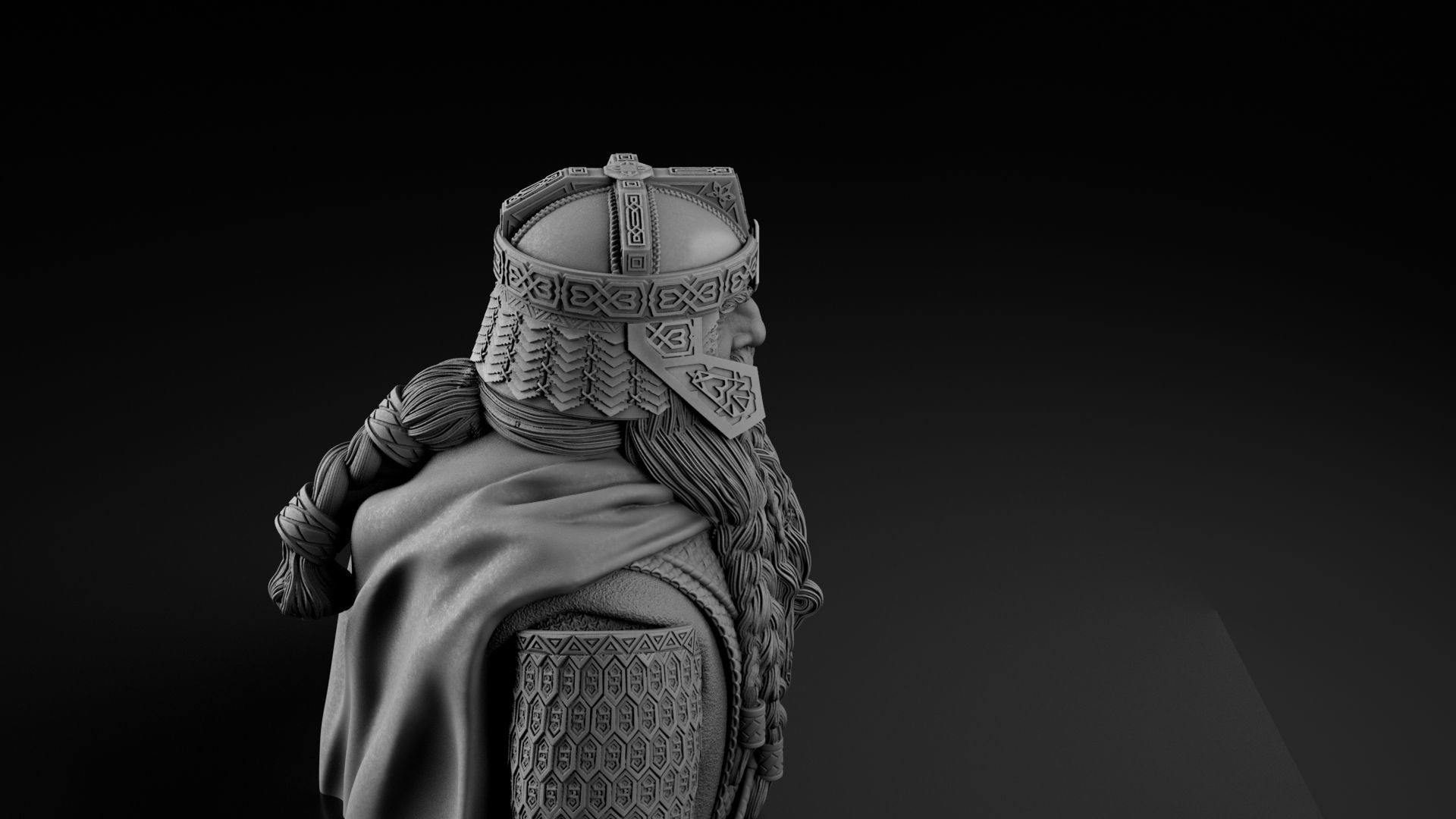 John Rhys-Davies - Gimli - The Lord of the Rings 3D print model_12