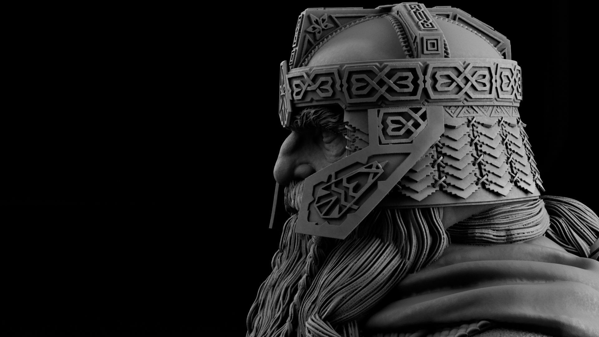John Rhys-Davies - Gimli - The Lord of the Rings 3D print model_16