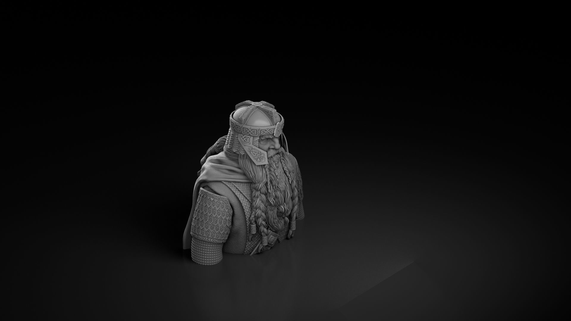 John Rhys-Davies - Gimli - The Lord of the Rings 3D print model_18