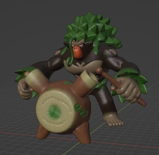 Alternate Rillaboom Design Rillaboom 3D model 3D printable | CGTrader