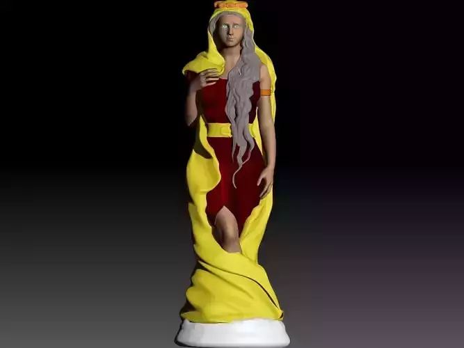 Chess figures Queen 3D print model