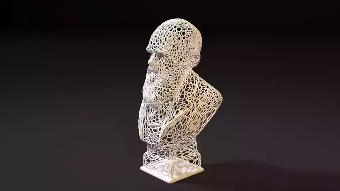 Charles Darwin 3D print model