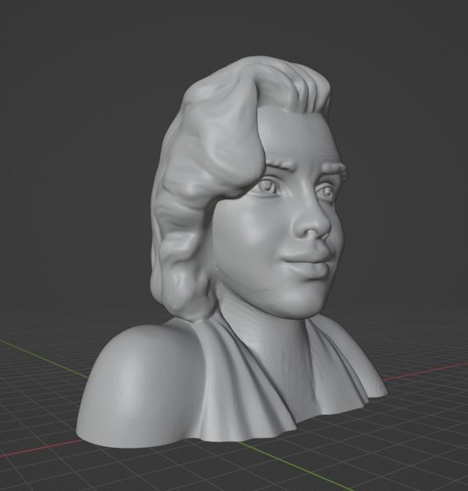 Marilyn Monroe 3D print model_13