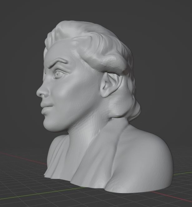 Marilyn Monroe 3D print model_15