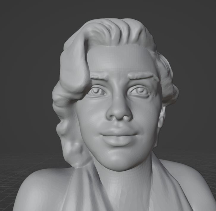 Marilyn Monroe 3D print model_2