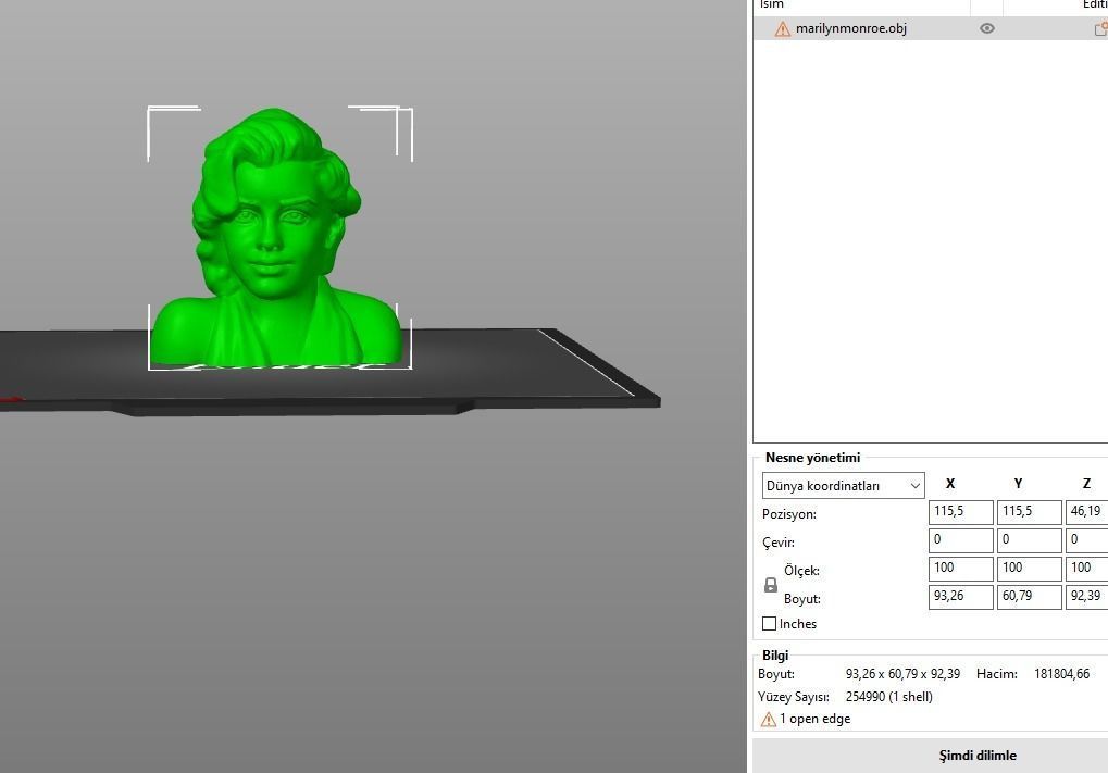 Marilyn Monroe 3D print model_4