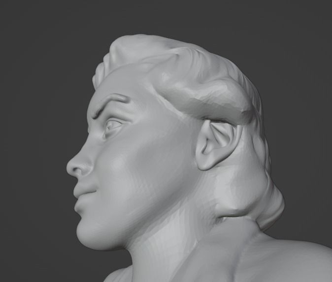 Marilyn Monroe 3D print model_9