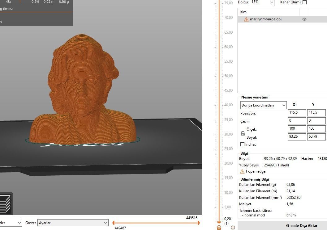 Marilyn Monroe 3D print model_12