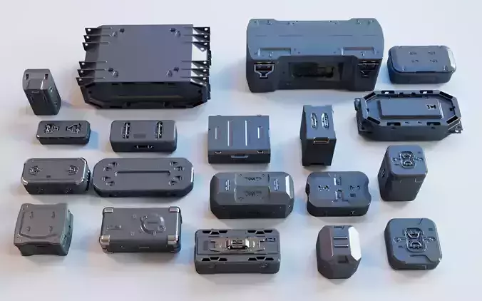 SciFi Crates and Containers