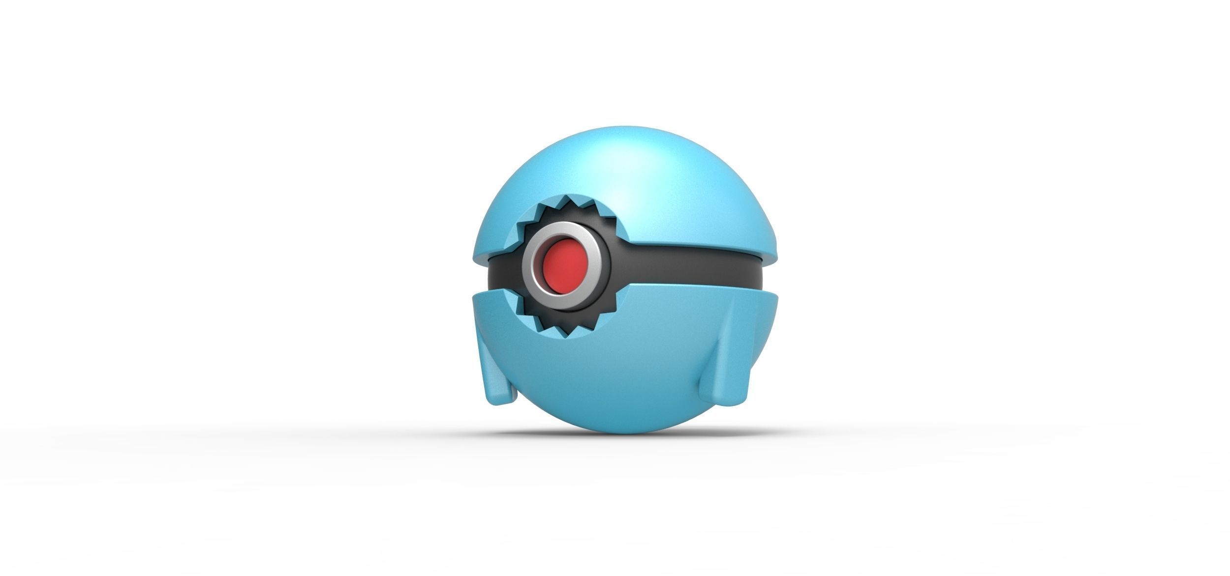 Wobbuffet orb 3D print model_1