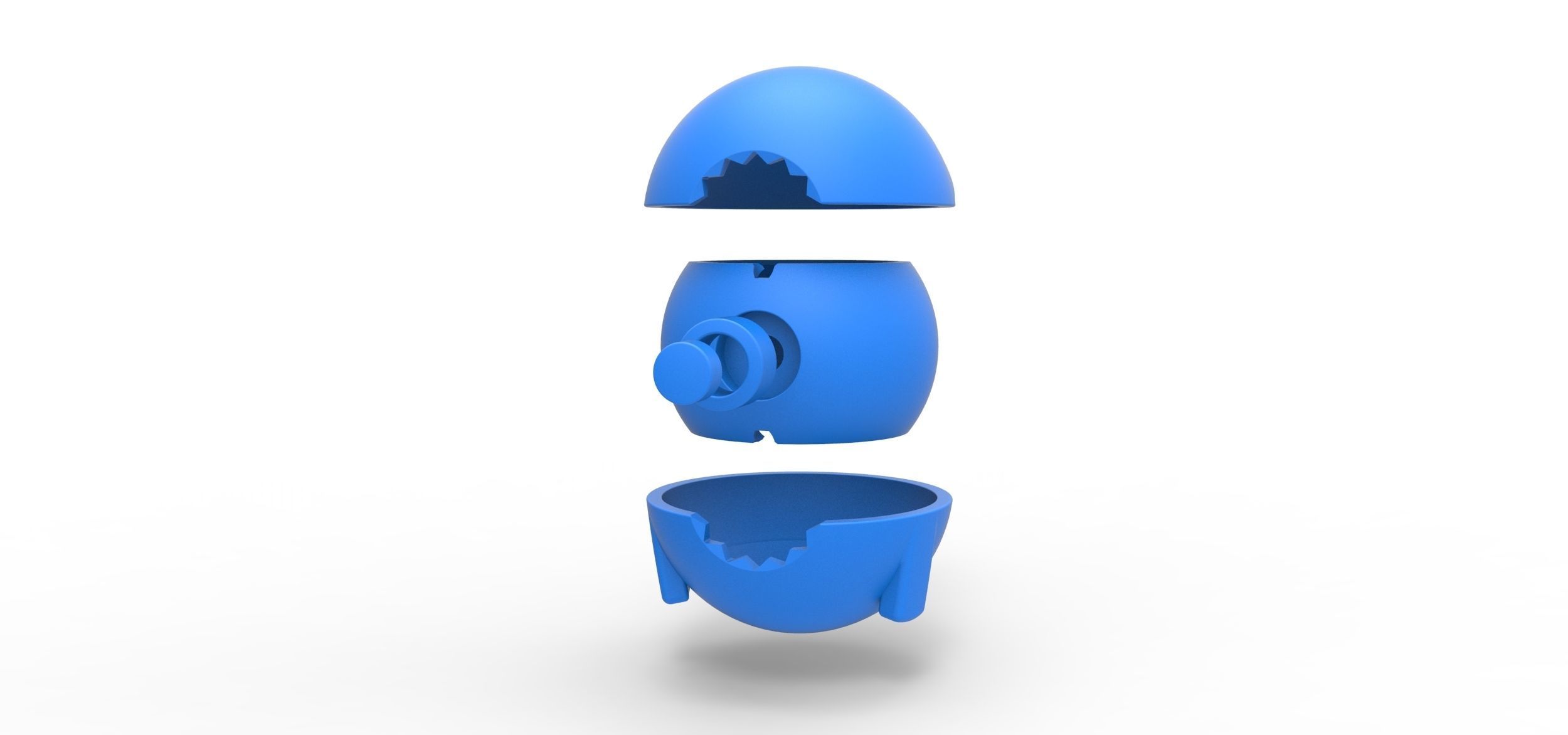 Wobbuffet orb 3D print model_20