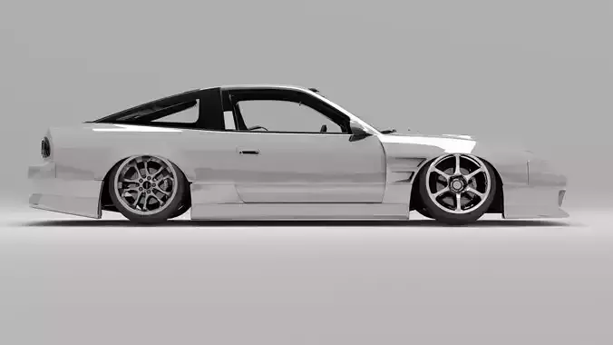 nissan silvia s13 jdm  3D model