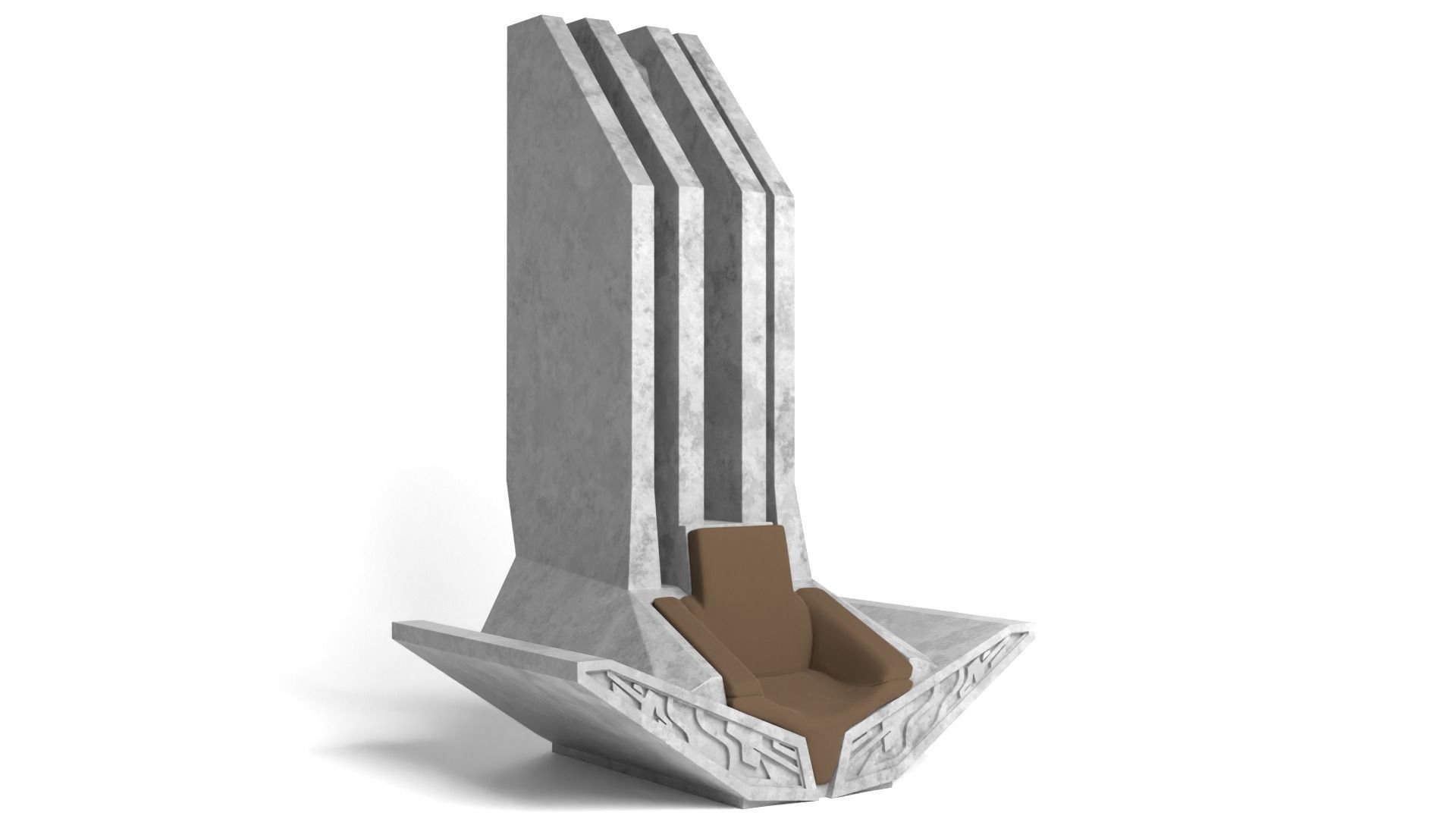 Bo-Katans Throne 1-6 scale 3D print model_8