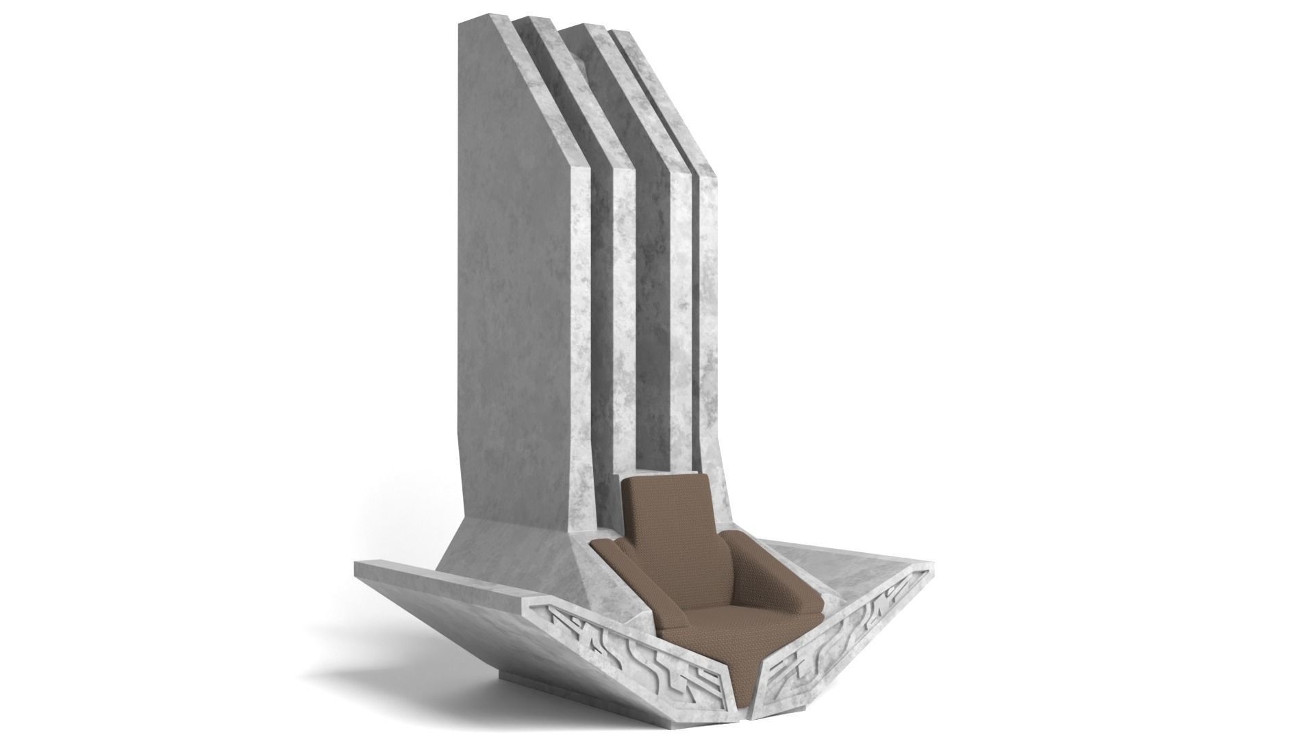 Bo-Katans Throne 1-6 scale 3D print model_9