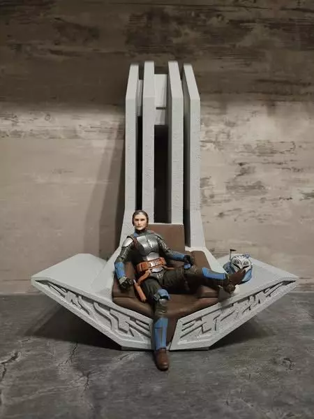 Bo-Katans Throne 1-6 scale 3D print model_24